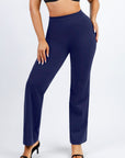 Larisa - High Waist Built-in Shaping Mesh Broek Met Rechte Pijp