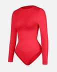 Milena – Ultra - Soft Sculpted Silhouette Naadloze Long - Sleeve Bodysuit - Bella Fit™