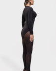 Milena – Ultra - Soft Sculpted Silhouette Naadloze Long - Sleeve Bodysuit - Bella Fit™