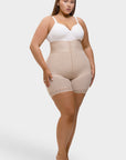 Valentina 2.0 - Hoog Getailleerd Body Shaper 3 Rijen Haakjes En Baleinen - Bella Fit™