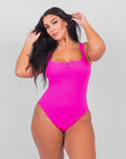 Lilou - Bodysuit Vierkante Kraag - Bella Fit™