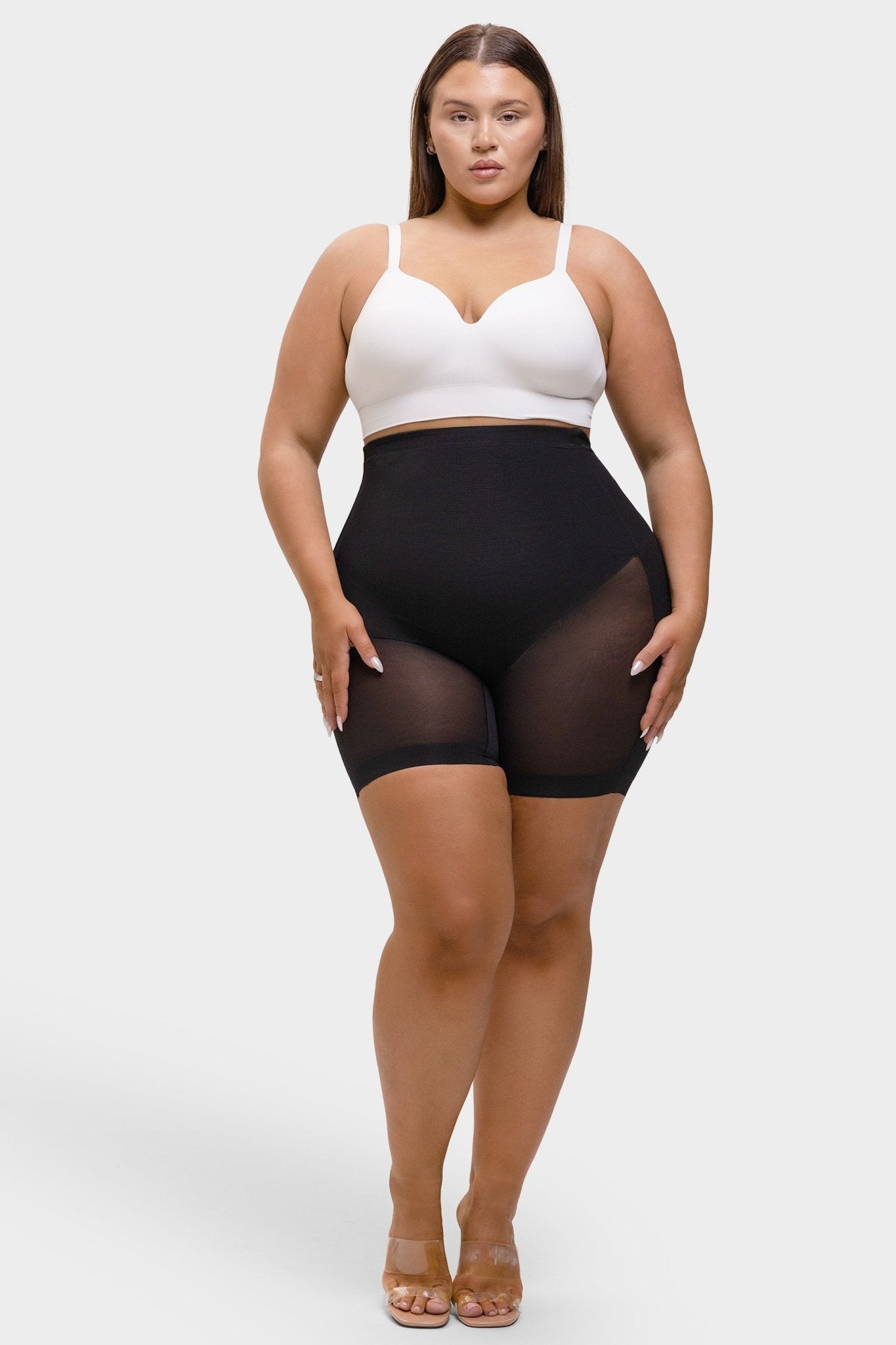 Madison - Buikcorrigerende Shapewear Lage Rug Mesh Bil Lifting Effect - Bella Fit™