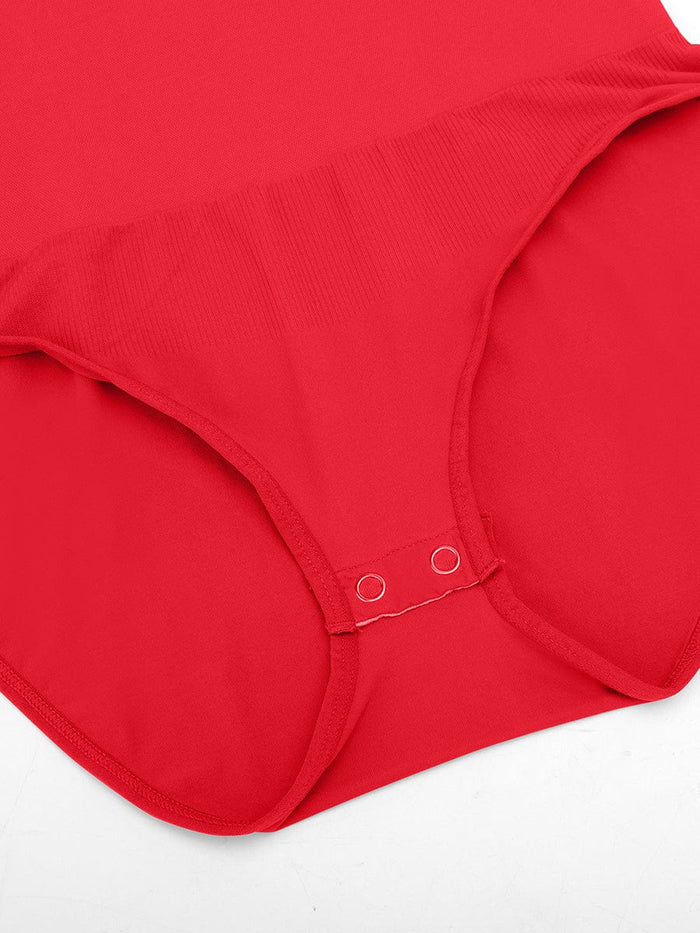 Milena – Ultra - Soft Sculpted Silhouette Naadloze Long - Sleeve Bodysuit - Bella Fit™