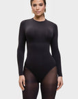Milena – Ultra - Soft Sculpted Silhouette Naadloze Long - Sleeve Bodysuit - Bella Fit™