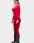 Milena – Ultra - Soft Sculpted Silhouette Naadloze Long - Sleeve Bodysuit - Bella Fit™